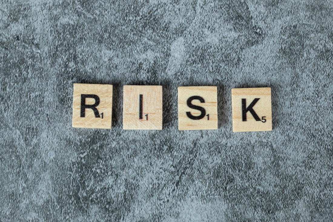 Image showing tiles saying the word risk